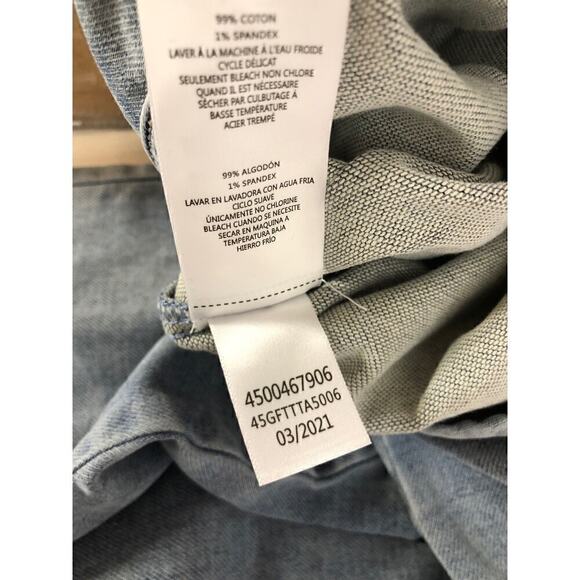 Joe's Jeans Marnie Jumpsuit Sleeveless French Terry Denim Tatra Blue NWT Small - Picture 10 of 11